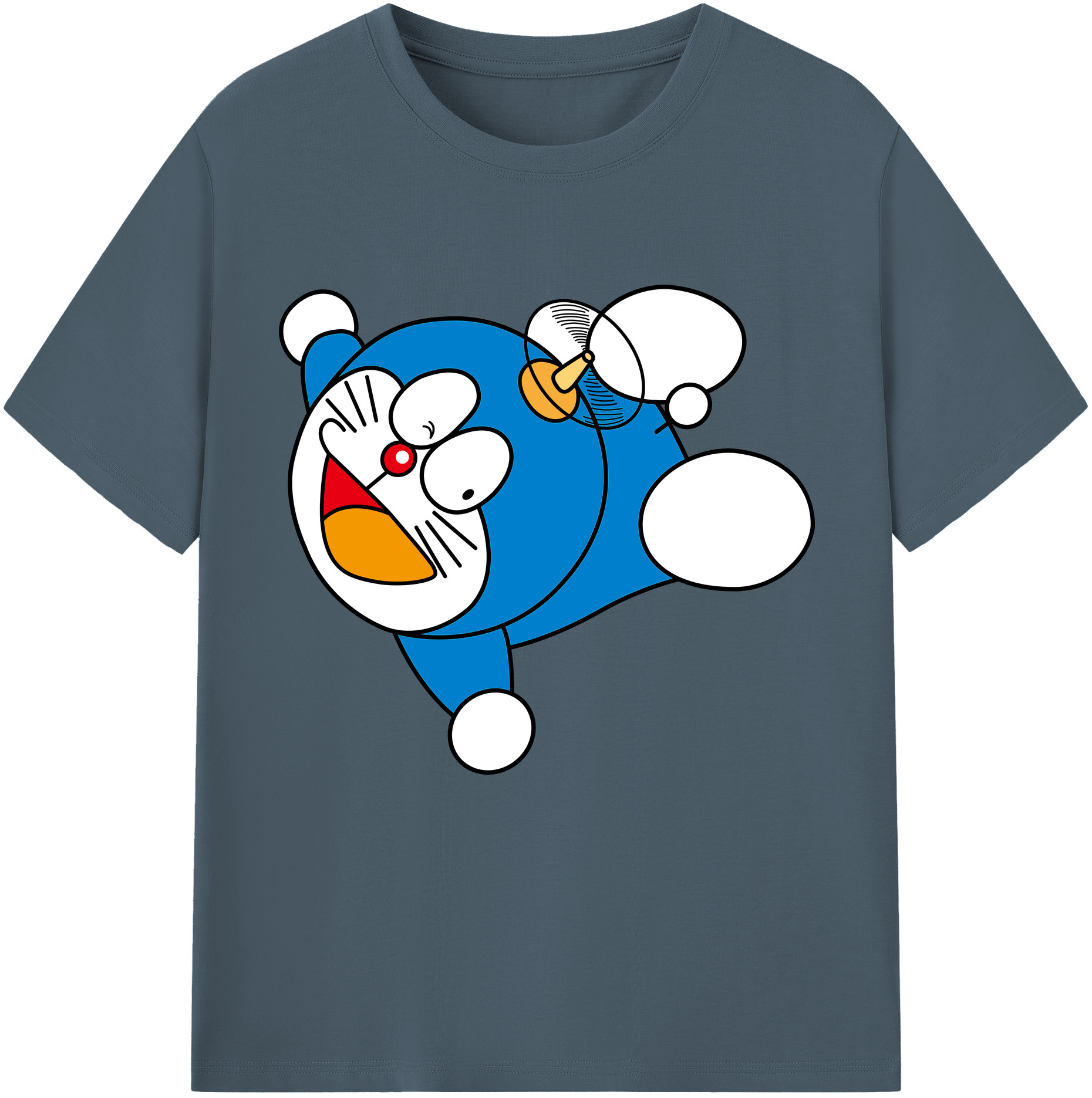 （画像用） ドラえもん Doraemon 綿100％半袖Tシャツ（フロントプリント）